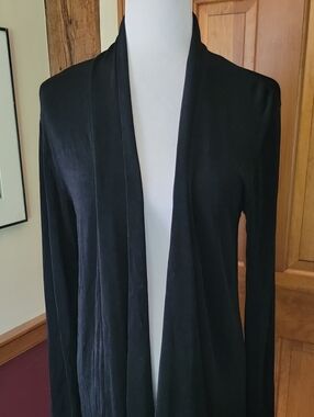 Chico Traveler Black Open-Front Cardigan